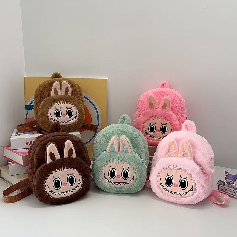 🎒 Labubu Plush Children’s Backpack – Bubble Mart City Park Edition 🎒