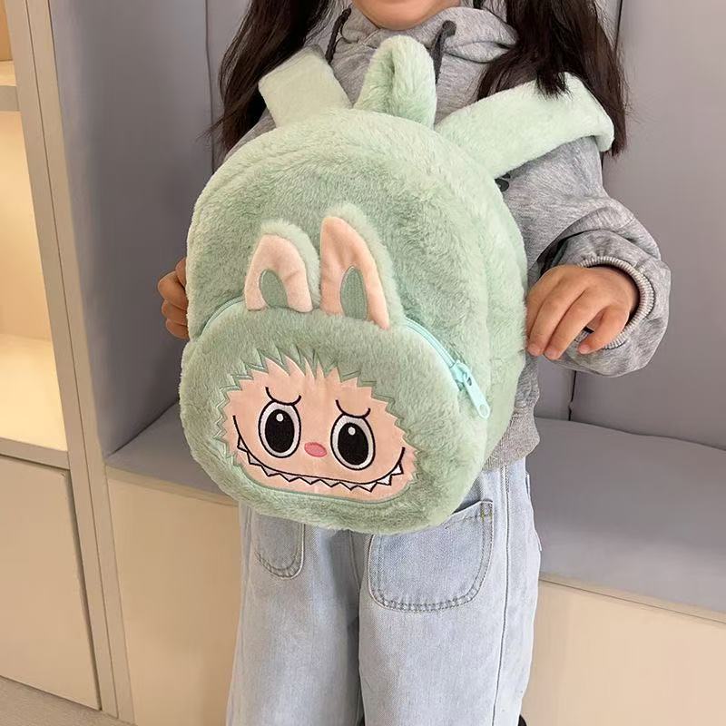 🎒 Labubu Plush Children’s Backpack – Bubble Mart City Park Edition 🎒