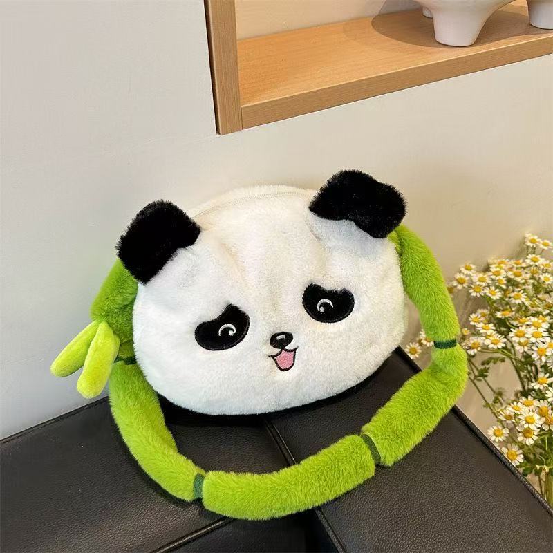 🐼 Panda Bamboo Plush Crossbody Bag 🐼