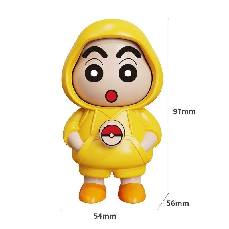 🤣 Shin Chan Fun Face Changing Moments Doll 🤣