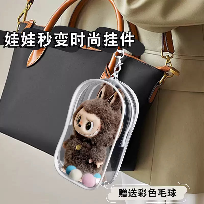 🛡️ DIY Dustproof Protective Cover – Transparent PVC Doll Bag 🛡️