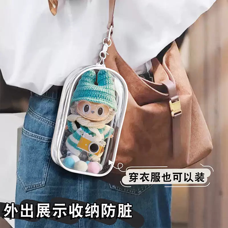 🛡️ DIY Dustproof Protective Cover – Transparent PVC Doll Bag 🛡️