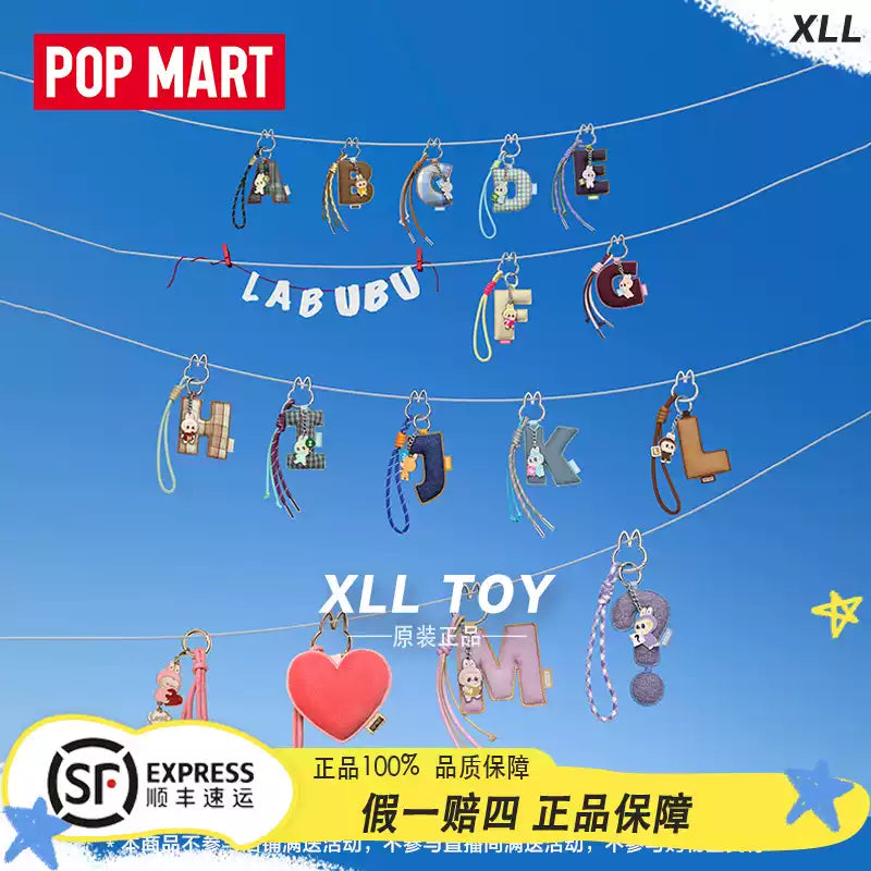 LABUBU THE MONSTERS Heart Code Series Alphabet Pendan4.0