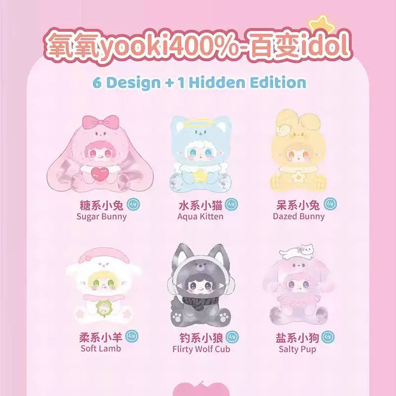 Yooki 400% third-generation ever-changing idol blind box