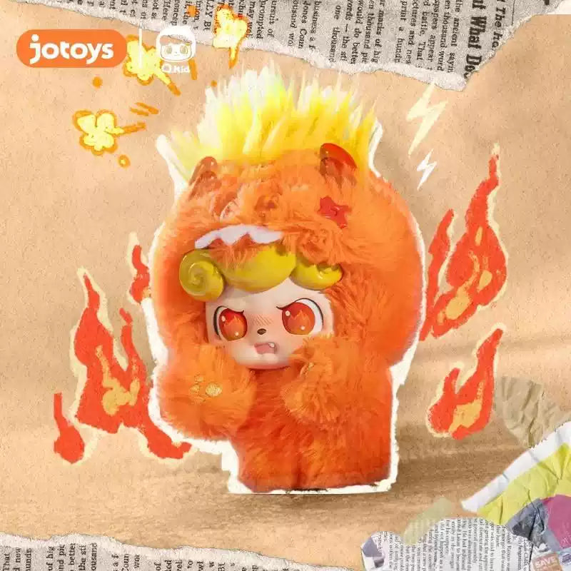 🧸💖 Q Baby Emotional Furry Monster Series – Pendentif en peluche dans une boîte aveugle 💖🧸